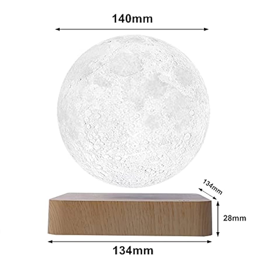 Amazon｜Moon exG宙に浮かび 月型ライト 3Dプリント 月の美しさ